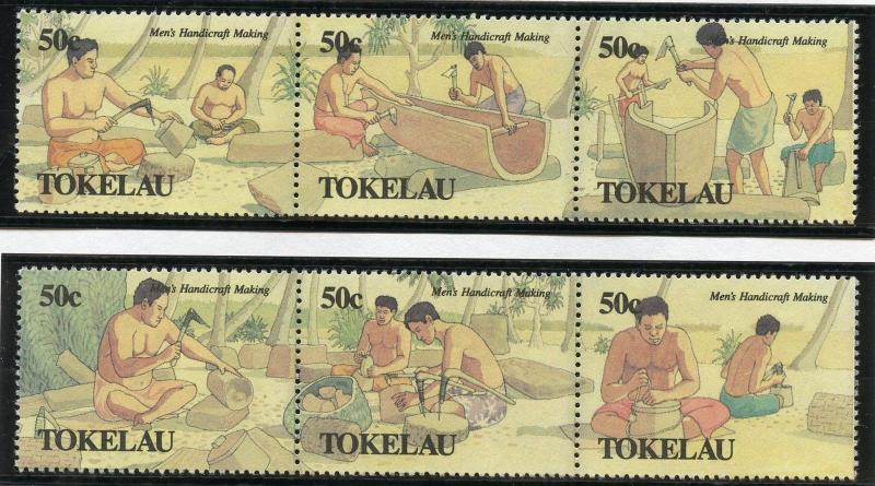 TOKELAU SCOTT#174a & 177a   MINT NH  AS SHOWN 