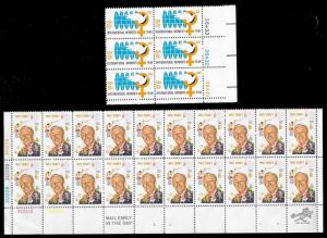 UNITED STATES (75) Large Plate Blocks ALL Mint Never Hinged Face Value=$79+