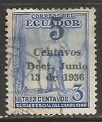 ECUADOR RA36 VFU X073-5