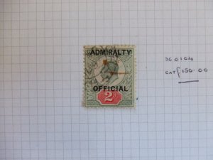 EVII Admiralty Official 2d SGO104 #1