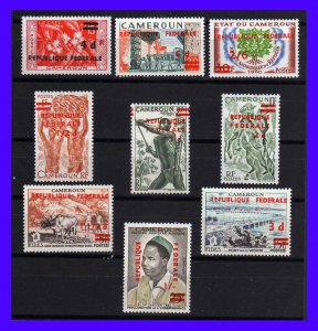 1961 - Camerun - Scott n 344 - 351a - MNH - CA- 069