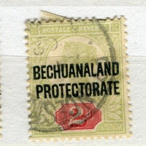 BECHUANALAND; 1890s classic QV Optd. issue fine used 2d. value