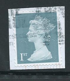 GB QE  II  2012 Machin code B   Used on piece  SG U3273