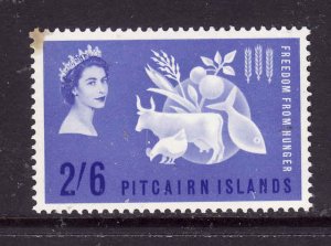 Pitcairn Is-Sc#35-unused NH set-Freedom From Hunger-Omnibus-very small mark in U