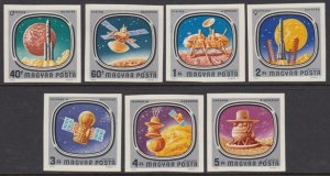 Hungary C366-72 Space Missions Imperf mnh