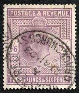 KEVII SG260 2/6 Lilac DLR  Fine Used cat  150 pounds