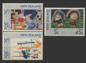 New Zealand Unused NH Scott B124 - B126