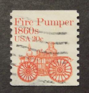 #1908 20c Fire Pumper 1860's - USED (7088u)