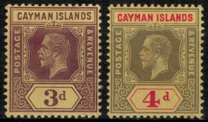 Cayman Is. #37-8*  CV $4.25