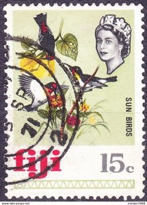 FIJI 1969 QEII 15c Multicoloured SG400 FU