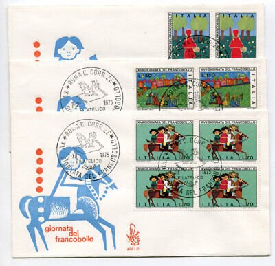 Italy FDC Venetia 1975 Gior. of the quatrain stamp not traveled