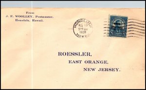 Scott 648 5 Cents Roosevelt Hawaii Overprint FDC Planty 648-20