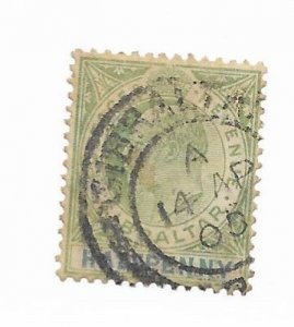 Gibraltar #49A Used - CAT VALUE $3.00