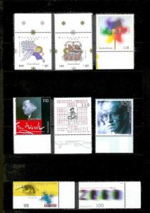 GERMANY 107 Different Mint Never Hinged Stamps Face Value=108DM+ (US$55+)