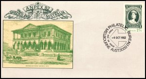 Australia Anpex 82 Postal Stationary U/A FDC VF