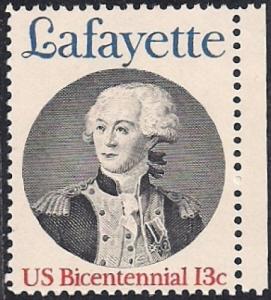 #1716 13 cent Lafayette's Landing mint OG NH XF