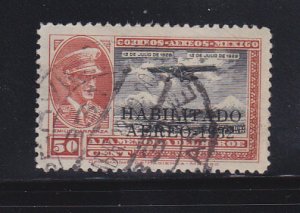 Mexico C44 U Overprint
