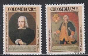Colombia # C651-652,, National Liberation Bicentennial, Mint NH..