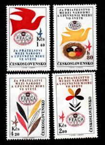 Czechoslovakia # C53-C56 Mint NH!