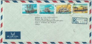 84441 - SIERRA LEONE - Postal History - Registered COVER 1985 - BOATS ships