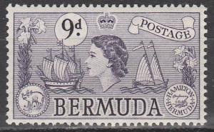 Bermuda #154 F-VF Unused  CV $7.25  (A3177)