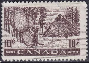 Canada 301 Drying Animal Hides 1950