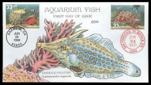 #3317//20 Aquarium Fish Collins FDC