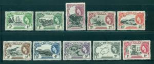 St. Helena MNH Scott #140-149 QEII Definitive Assortment CV$12+