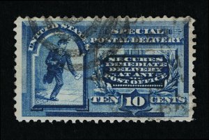 VERY AFFORDABLE GENUINE SCOTT #E2 F-VF USED 1888 BLUE SPECIAL DELIVERY  #11886