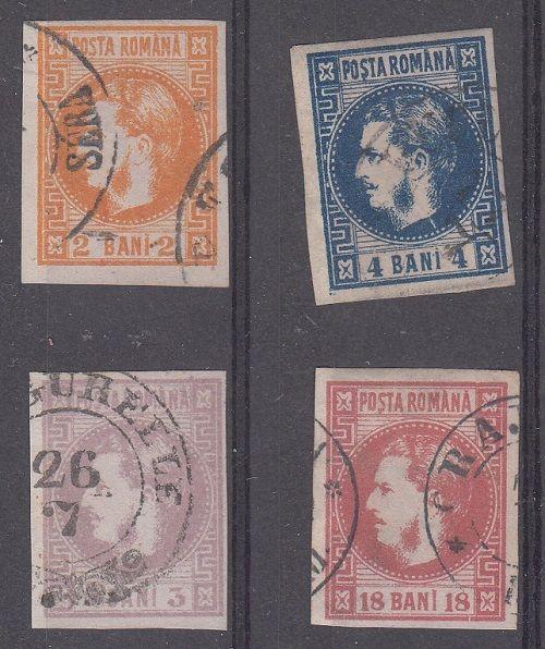 Romania Scott 33-36 Used (Catalog Value $157.50)