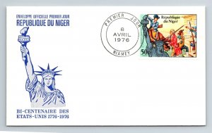 Niger 1976 FDC - United States Bicentennial - F13066