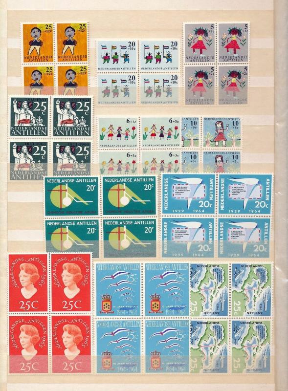 Netherlands Antillen Scouts Birds Art Blocks MNH Used(Appx 90 Stamps) DD618