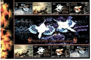 Maldives 2004 - WWF - Sheet of 8 Stamps - Scott #2839E - MNH