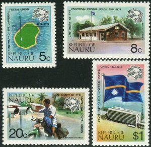 Nauru 1974 SG122-125 UPU set MNH