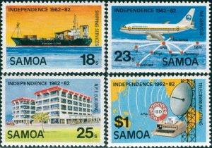 Samoa 1982 SG616-619 Independence set MNH