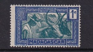 Malagasy Republic  #147  MH 1933  hova with oxen  1c