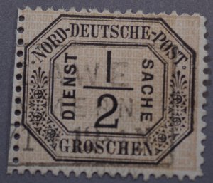 North German Confederation #o3 FN Used Very Light Cancel