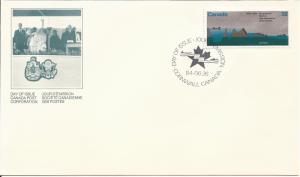 1984 Canada FDC Sc 1015 - St Lawrence Seaway - Seaway Locks