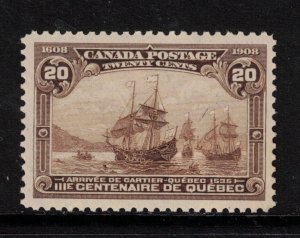 Canada #103 Extra Fine Never Hinged Perfect Gum **With Certificate**