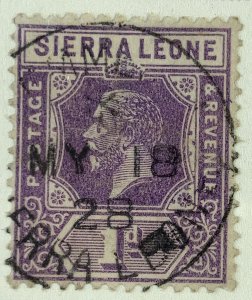 AlexStamps SIERRA LEONE #123 XF Used 