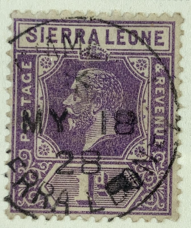 AlexStamps SIERRA LEONE #123 XF Used 