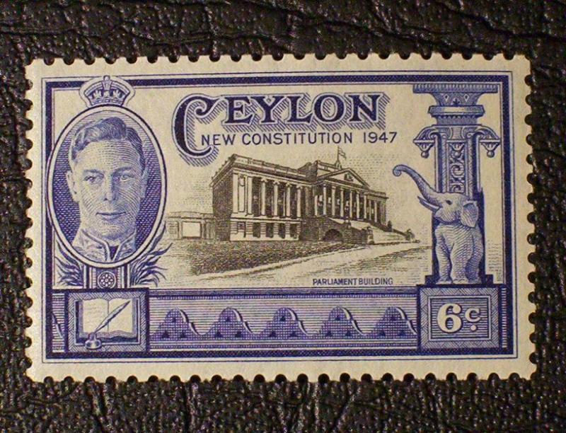 Ceylon Scott #296 unused