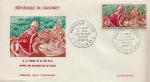 Dahomey, First Day Cover, Religion
