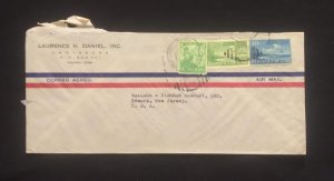 C) 1946. CUBA. AIRMAIL ENVELOPE SENT TO USA. MULTIPLE STAMPS. 2ND CHOICE