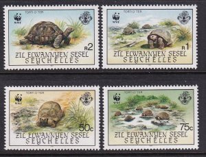 Seychelles Zil ElElwannyen Sesel 106-109 Turtles MNH VF
