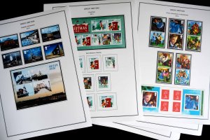 COLOR PRINTED GREAT BRITAIN 2011-2017 STAMP ALBUM PAGES (100 illustrated pages)