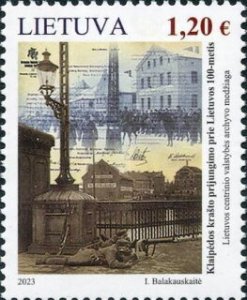 Lithuania 2023 MNH Stamps First World War I WWI Joining Klaipeda City Soldiers