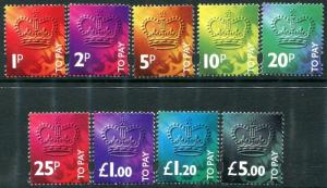 1994 Postage Due Set of 9 Values Sg D102-110 UNMOUNTED MINT V81023