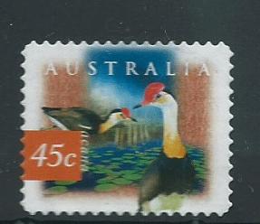 Australia SG 1687 perf 11½ Used Self Adhesive  birds Jacana