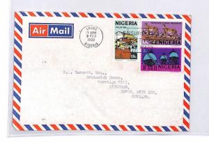 Nigeria Lagos Devon Great Britain Airmail Cover {samwells}PTS 1980 BQ275